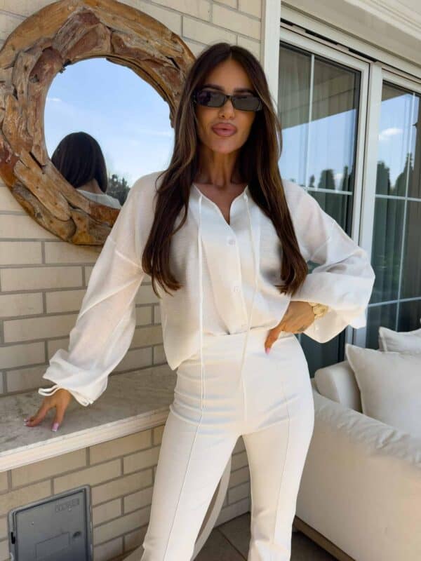 Bluzka BOHO – ecru