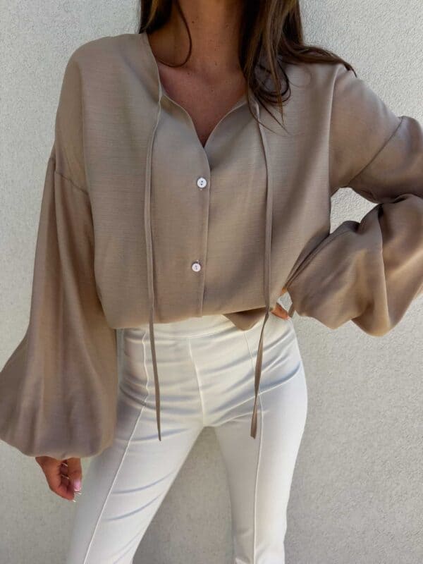 Bluzka BOHO – mokka