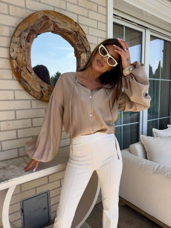 Bluzka BOHO – mokka