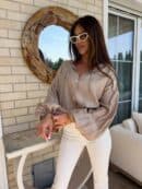 Bluzka BOHO – mokka