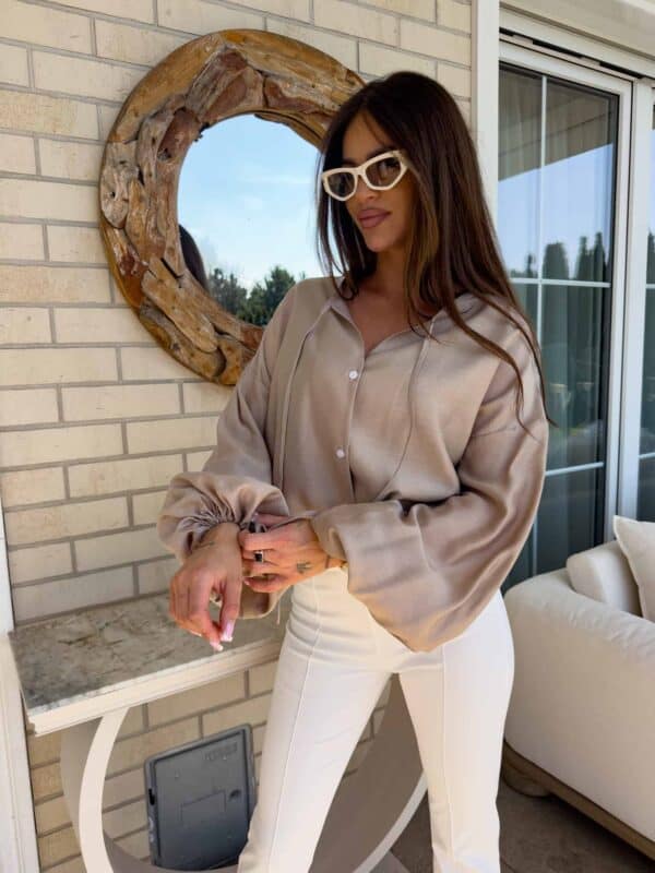 Bluzka BOHO – mokka