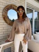 Bluzka BOHO – mokka