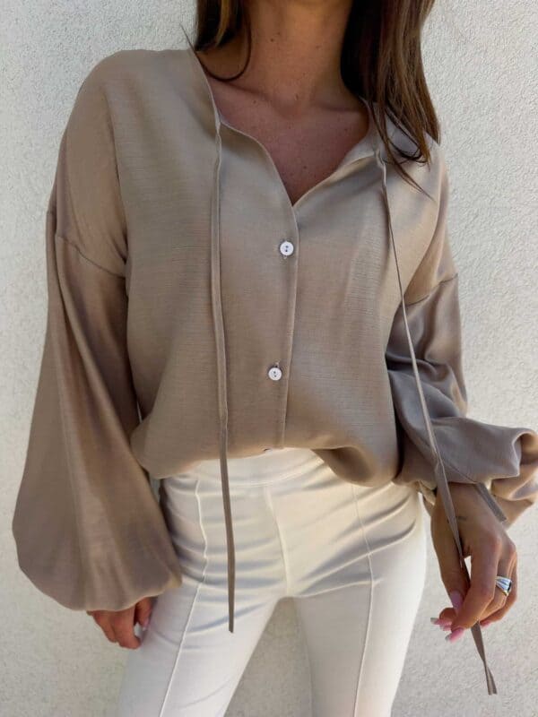 Bluzka BOHO – mokka