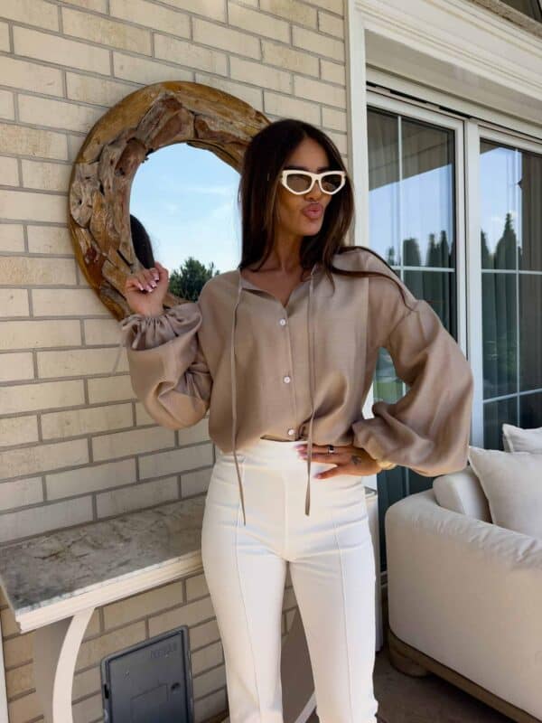 Bluzka BOHO – mokka