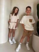 Komplet FUNKY GIRL – beżowy