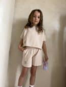 Komplet FUNKY GIRL – beżowy