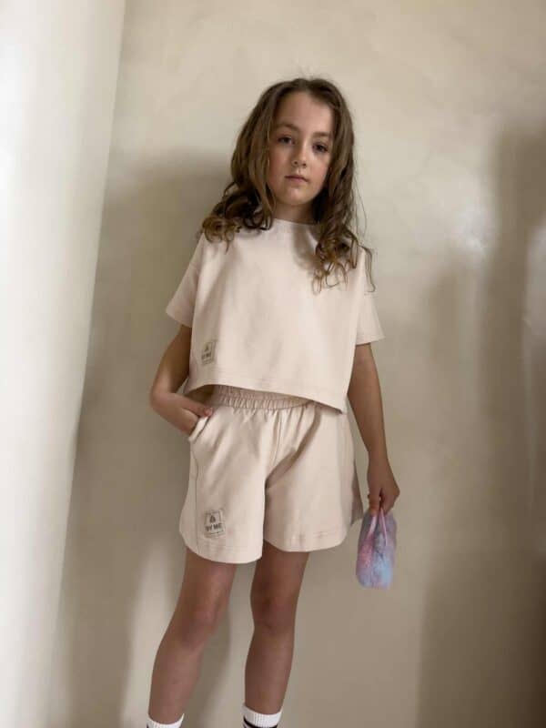 Komplet FUNKY GIRL – beżowy