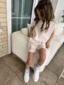 Komplet FUNKY GIRL – beżowy