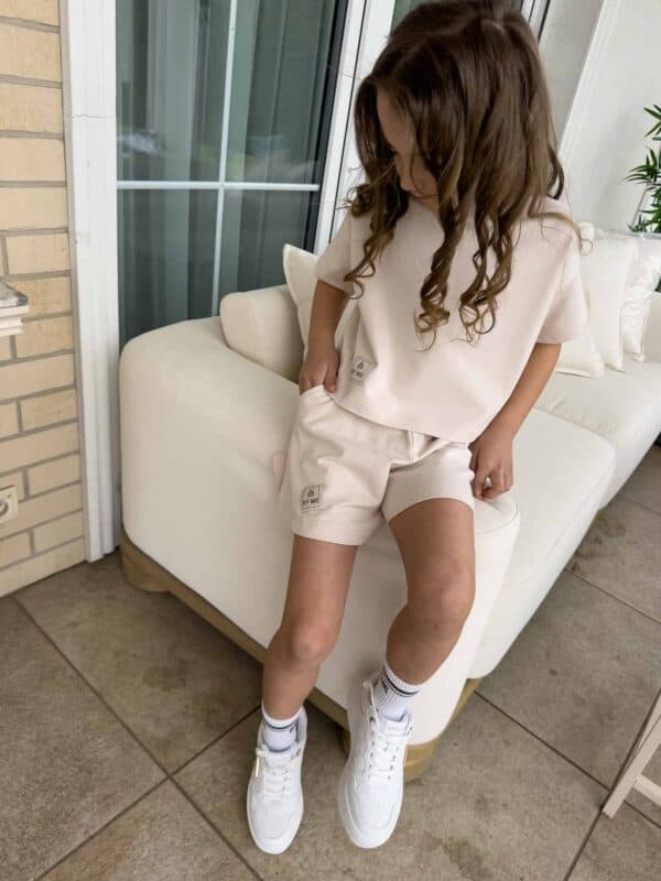 Komplet FUNKY GIRL – beżowy