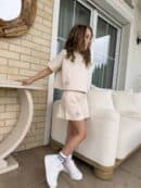 Komplet FUNKY GIRL – beżowy