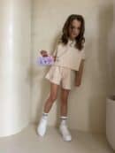 Komplet FUNKY GIRL – beżowy