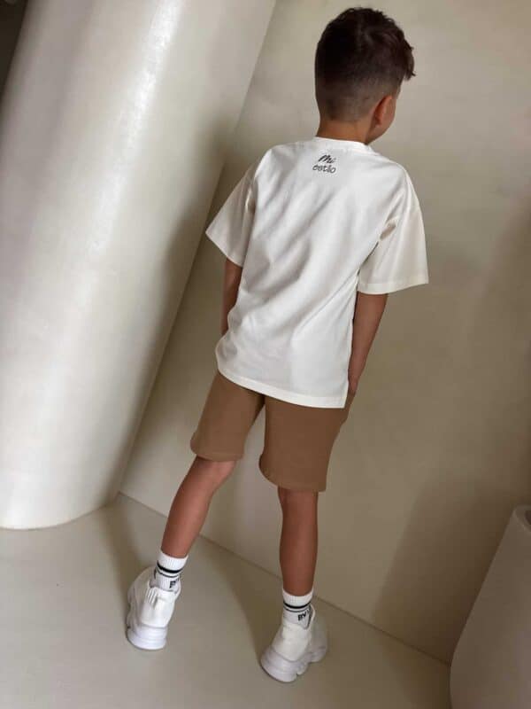 Komplet dziecięcy ESTILO – ecru-beżowy