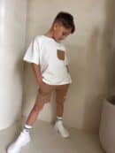 Komplet dziecięcy ESTILO – ecru-beżowy