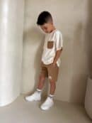 Komplet dziecięcy ESTILO – ecru-beżowy