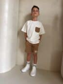 Komplet dziecięcy ESTILO – ecru-beżowy