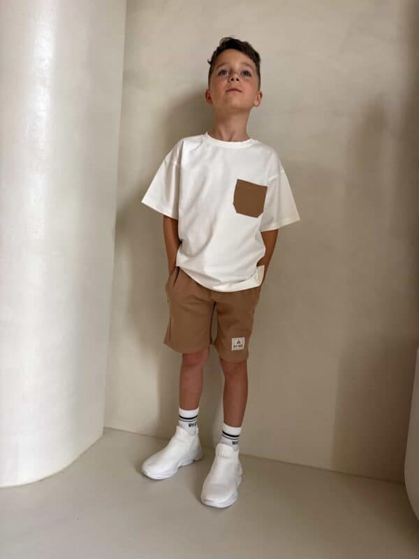 Komplet dziecięcy ESTILO – ecru-beżowy