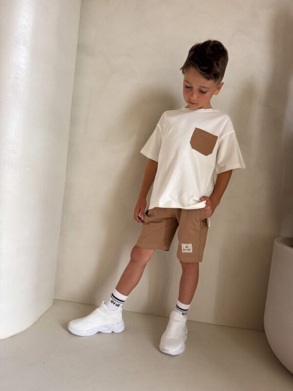 Komplet dziecięcy ESTILO – ecru-beżowy