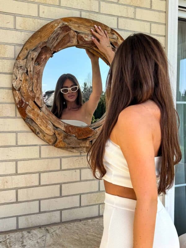 Komplet QUEEN logo – ecru