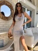 Sukienka LIMA - kamienny beż