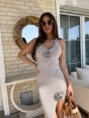 Sukienka LIMA - kamienny beż