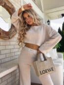 Komplet BARI – beżowy