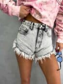 Szorty JEANS By Me - szare