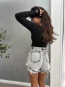 Szorty JEANS By Me - szare