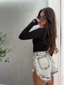 Szorty JEANS By Me - szare