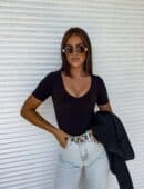 Bluzka UNIQUE - czarny