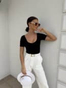 Bluzka UNIQUE - czarny