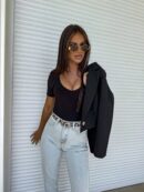 Bluzka UNIQUE - czarny