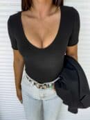 Bluzka UNIQUE - czarny