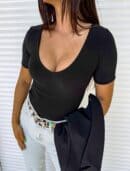 Bluzka UNIQUE - czarny