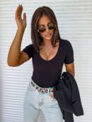 Bluzka UNIQUE - czarny