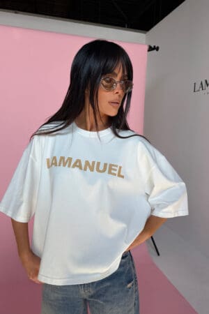 Tshirt BLANK ecru/beż