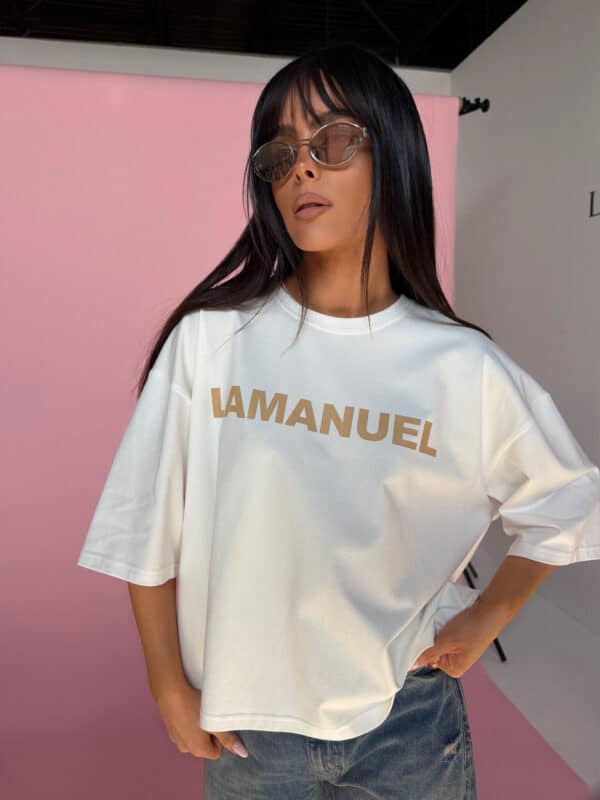 Tshirt BLANK ecru/beż