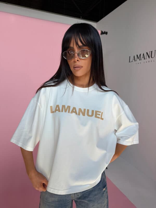 Tshirt BLANK ecru/beż