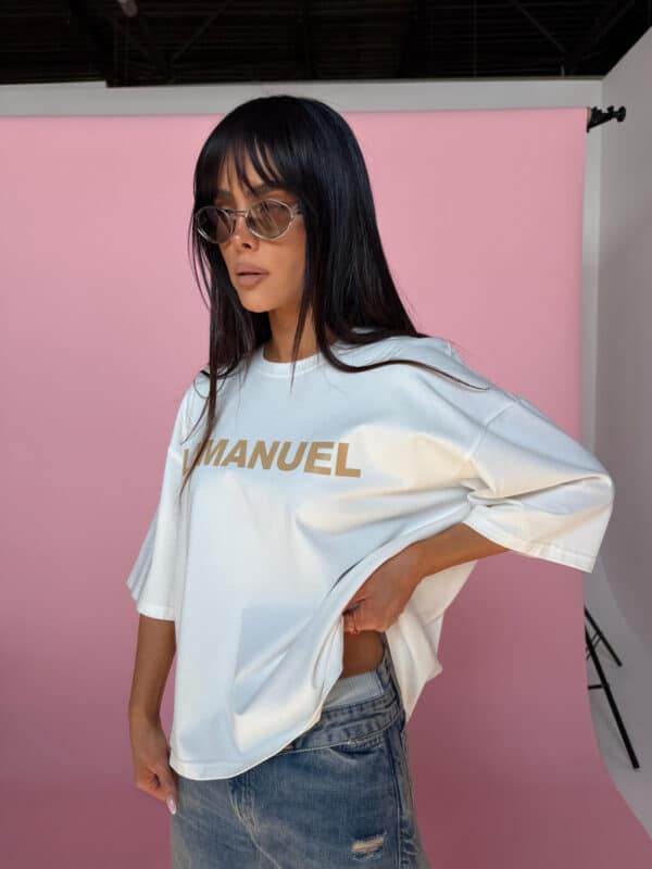 Tshirt BLANK ecru/beż