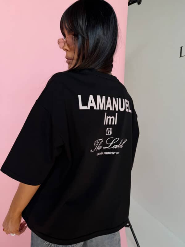 Tshirt LABEL czarny