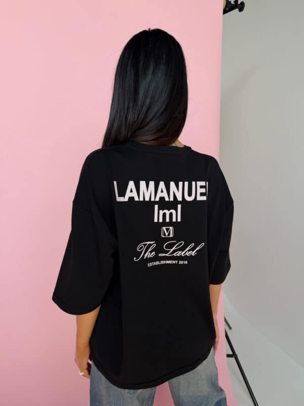 Tshirt LABEL czarny