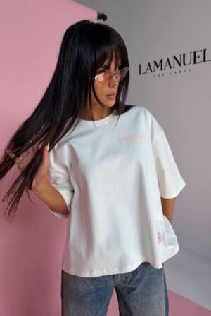 Tshirt LABEL ecru