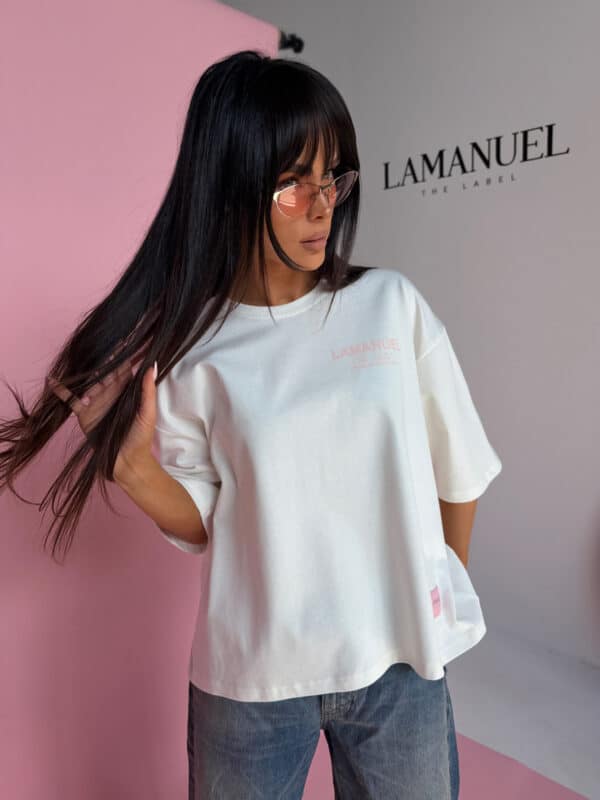 Tshirt LABEL ecru
