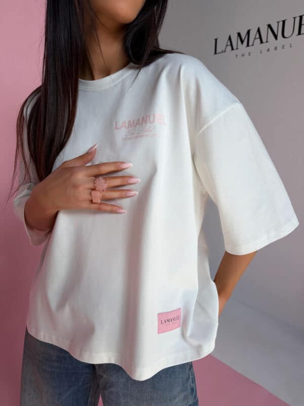 Tshirt LABEL ecru Tshirt LABEL ecru