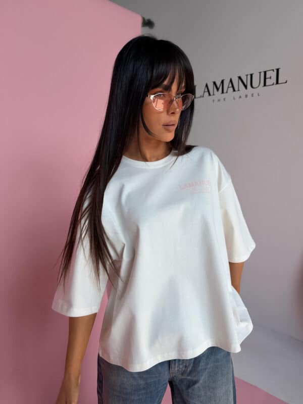 Tshirt LABEL ecru Tshirt LABEL ecru