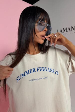 Tshirt SUMMER beż