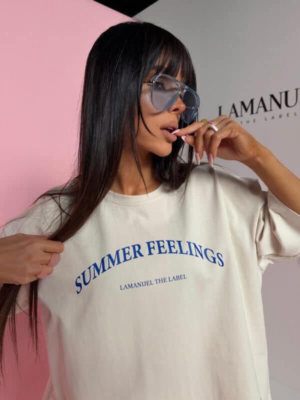 Tshirt SUMMER beż