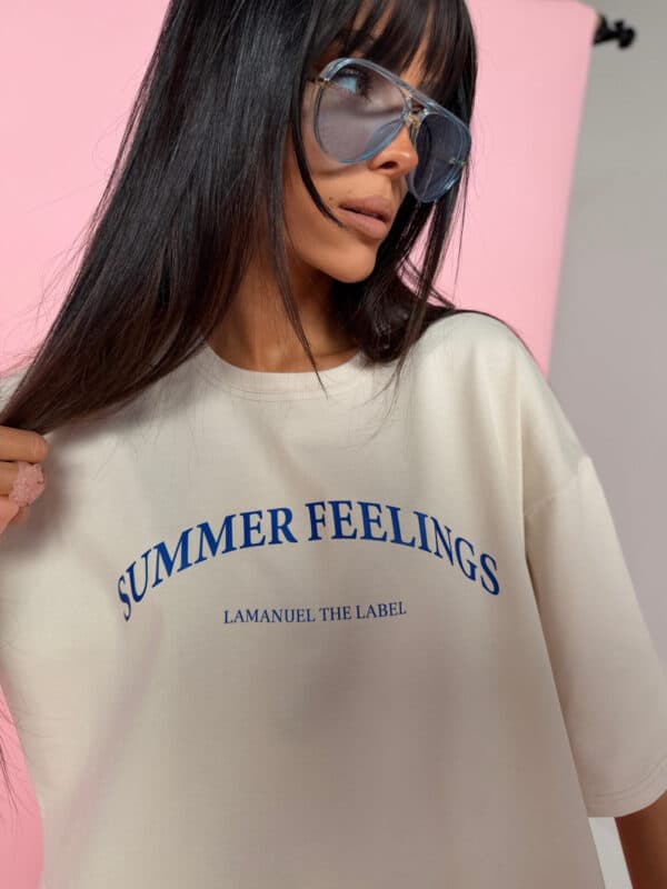 Tshirt SUMMER beż