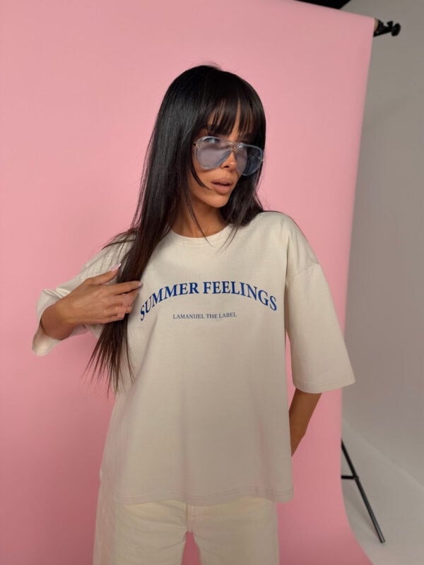 Tshirt SUMMER beż