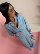 Spodnie AURA błękit