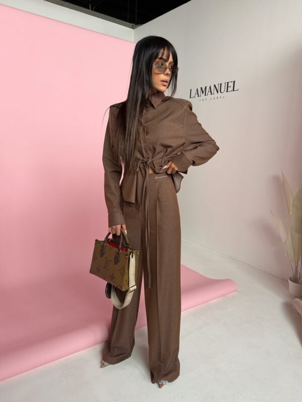 Spodnie AURA czekolada